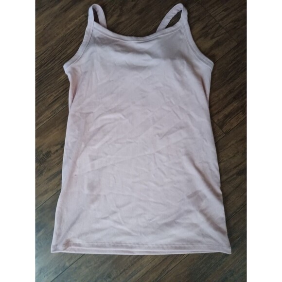 Women's Shirt NOBO Brand Pink Tank Top with Spaghetti Strap Size Medium 7-9 - Picture 1 of 3